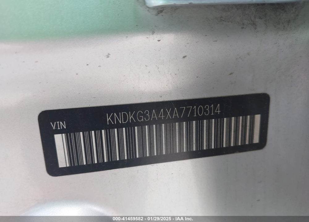 2010 KIA SPORTAGE LX VIN: KNDKG3A4XA7710314