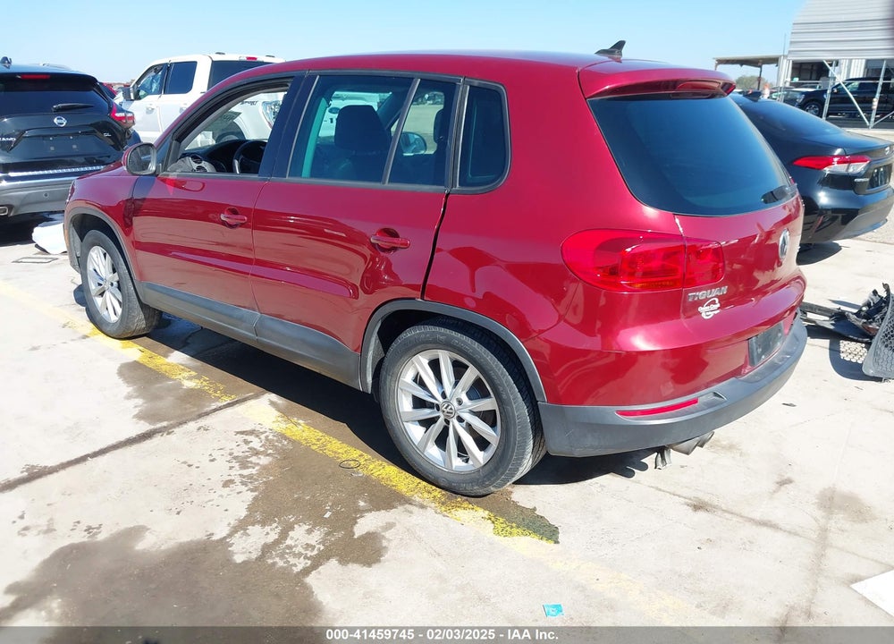 2014 VOLKSWAGEN TIGUAN VIN: WVGAV3AX9EW046624