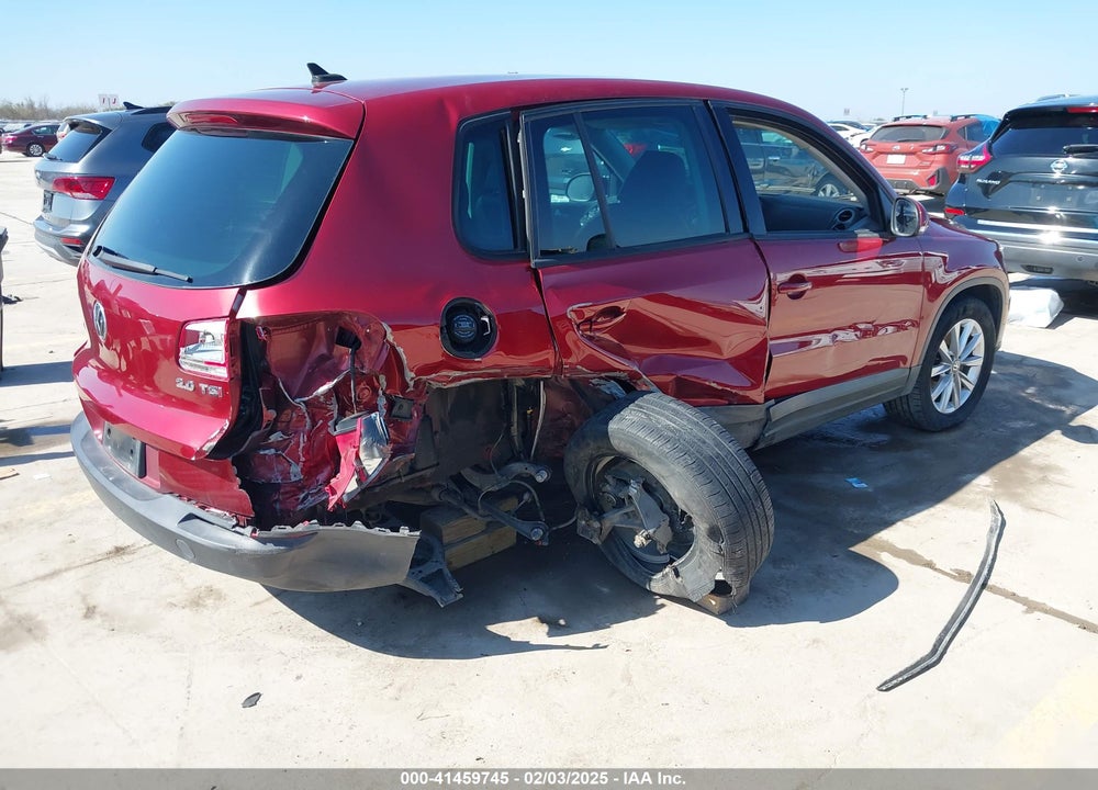 2014 VOLKSWAGEN TIGUAN VIN: WVGAV3AX9EW046624