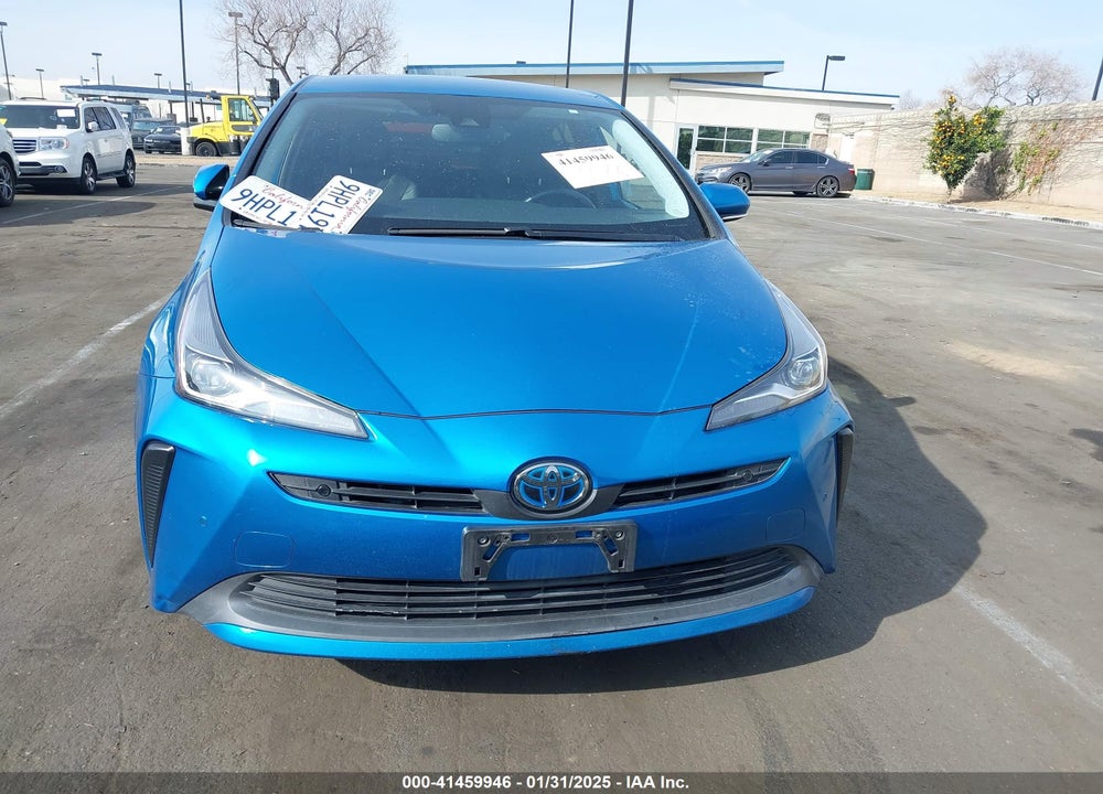 2019 TOYOTA PRIUS VIN: JTDKARFU2K3075756