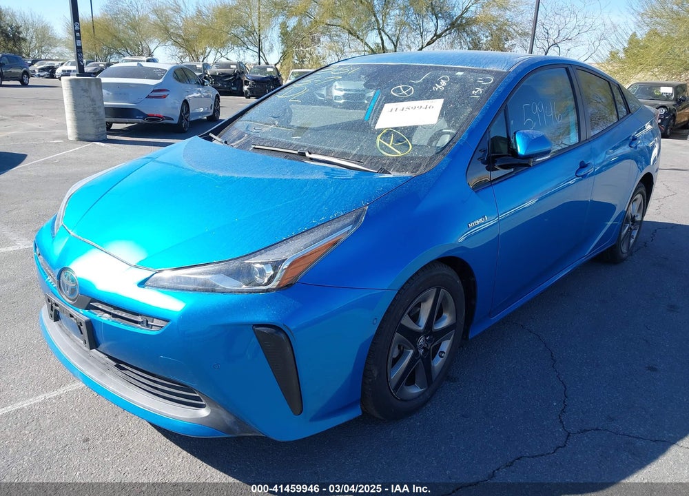 2019 TOYOTA PRIUS VIN: JTDKARFU2K3075756