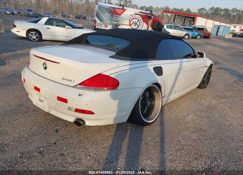 2007 BMW 650I VIN: WBAEK13587CN80598