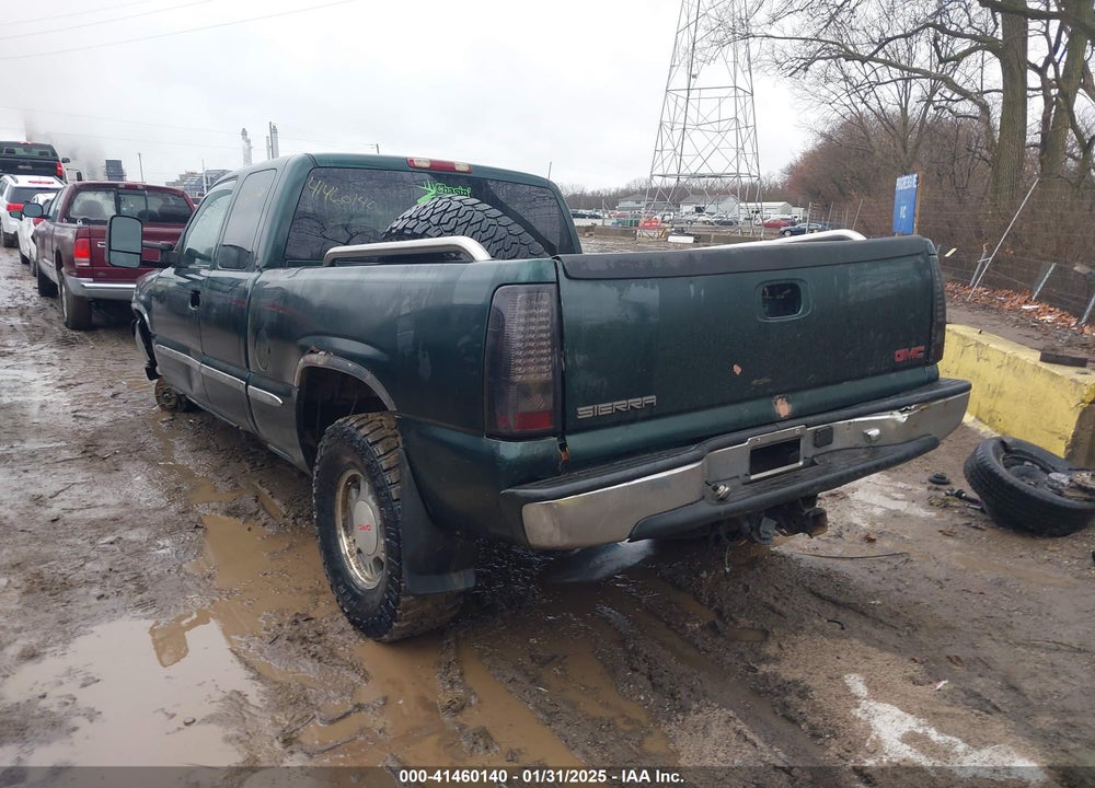 2001 GMC SIERRA 1500 SLE VIN: 2GTEK19T011320881