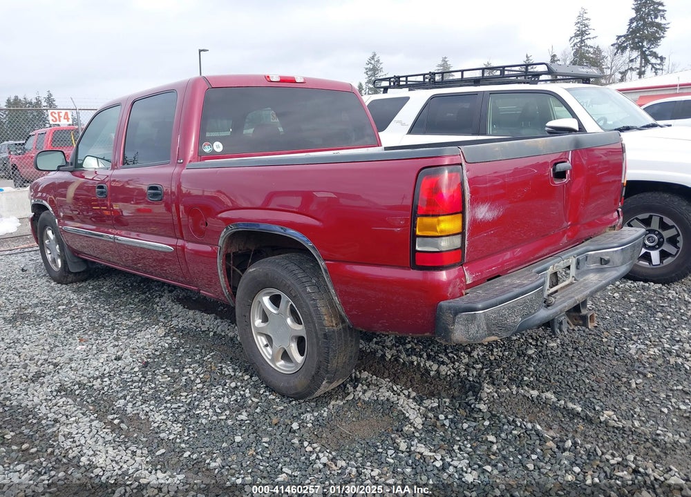 2005 GMC SIERRA 1500 SLE VIN: 2GTEC13T751201219