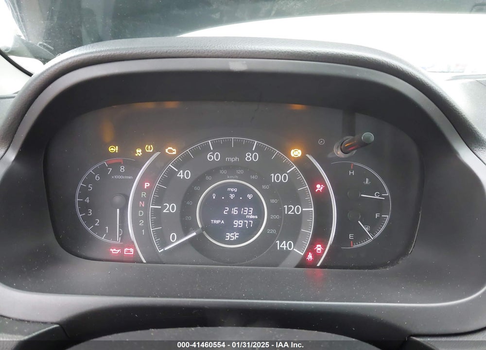 2013 HONDA CR-V EX VIN: 2HKRM4H51DH615040