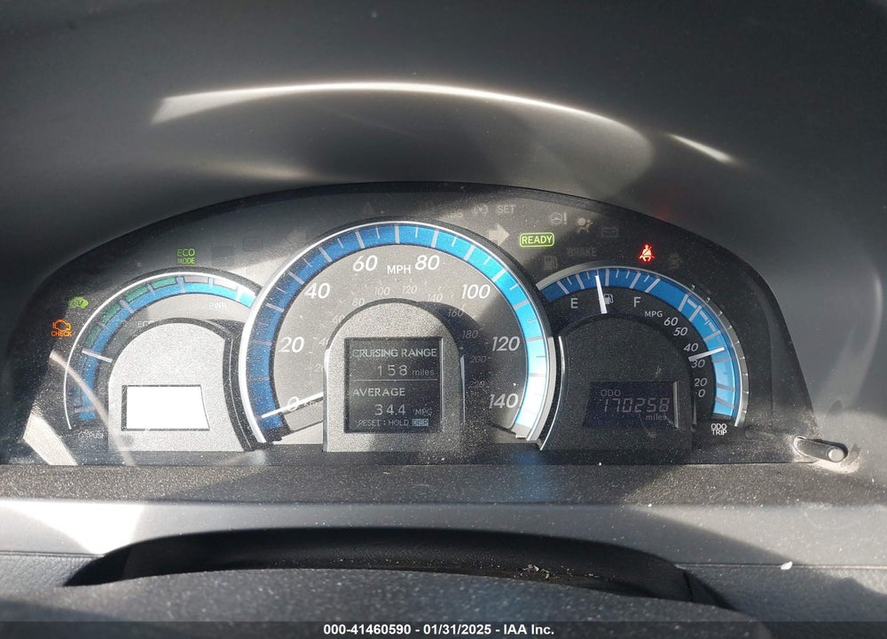 2013 TOYOTA CAMRY HYBRID XLE VIN: 4T1BD1FK4DU076925