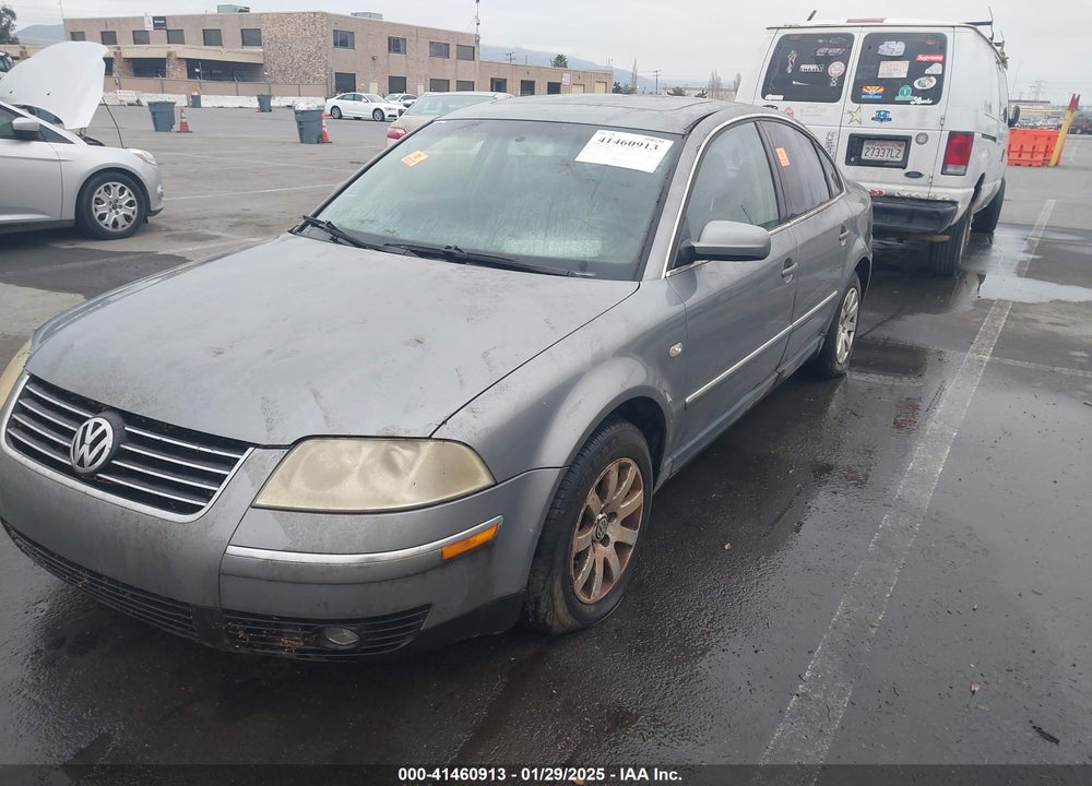 2002 VOLKSWAGEN PASSAT GLS VIN: WVWPD63B22P290089