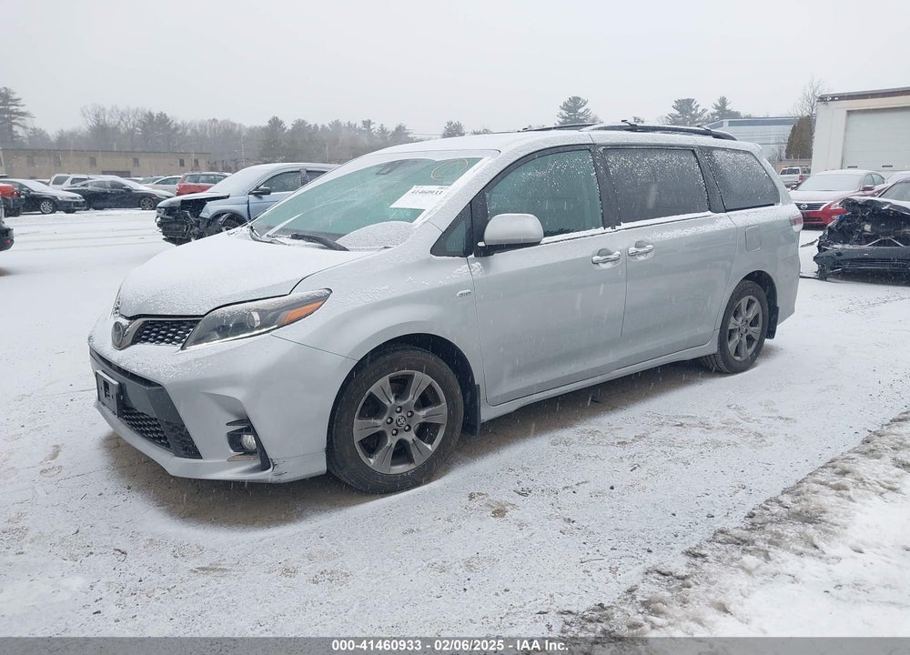 2019 TOYOTA SIENNA SE 7 PASSENGER VIN: 5TDEZ3DC8KS210587