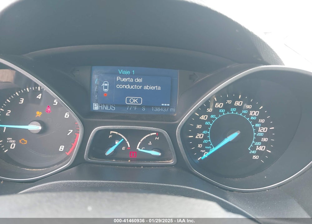 2013 FORD ESCAPE S VIN: 1FMCU0F79DUA16813