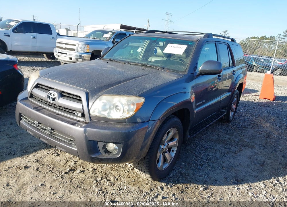 2008 TOYOTA 4RUNNER LIMITED V8 VIN: JTEBT17R888043634