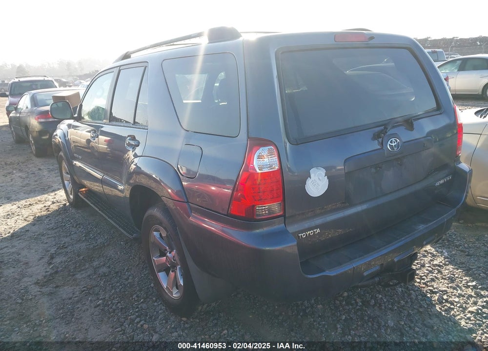 2008 TOYOTA 4RUNNER LIMITED V8 VIN: JTEBT17R888043634