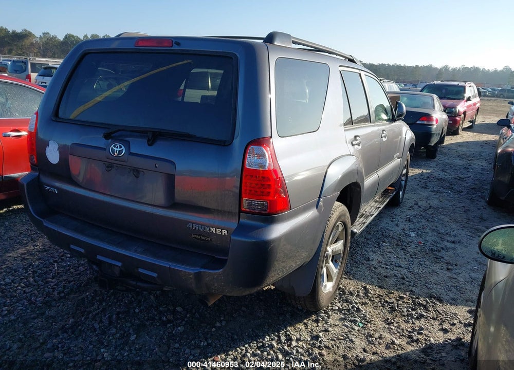 2008 TOYOTA 4RUNNER LIMITED V8 VIN: JTEBT17R888043634