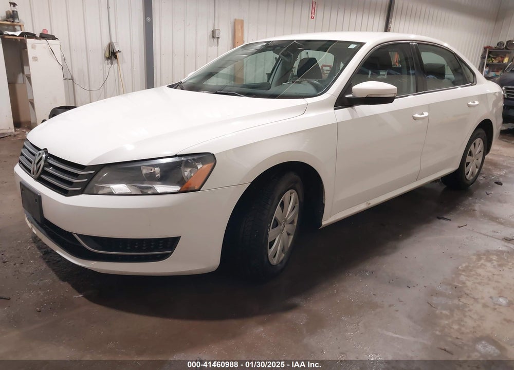 2013 VOLKSWAGEN PASSAT 2.5L S VIN: 1VWAP7A32DC081764