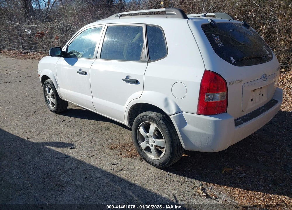 2007 HYUNDAI TUCSON GLS VIN: KM8JM12B87U648410