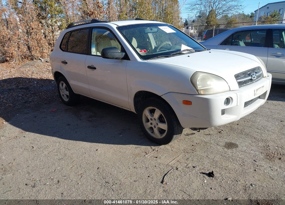 2007 HYUNDAI TUCSON GLS VIN: KM8JM12B87U648410