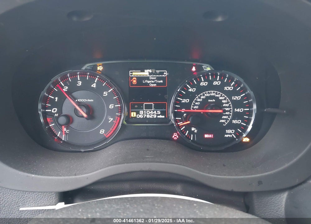 2018 SUBARU WRX VIN: JF1VA1K66J9825795