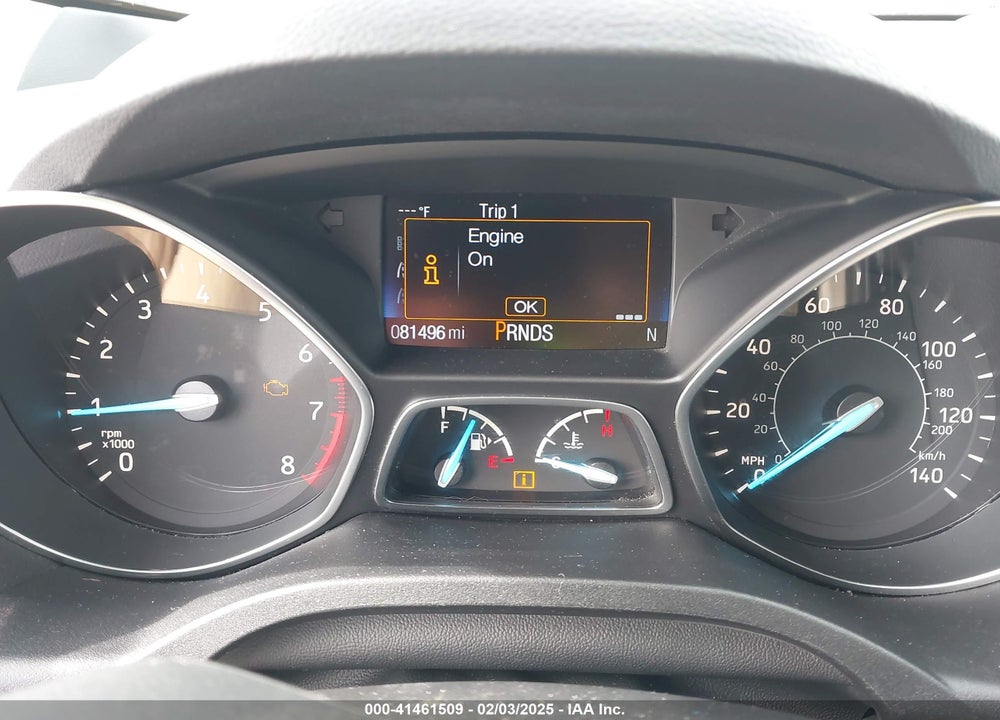 2017 FORD ESCAPE VIN: 1FMCU9G98HUD91344