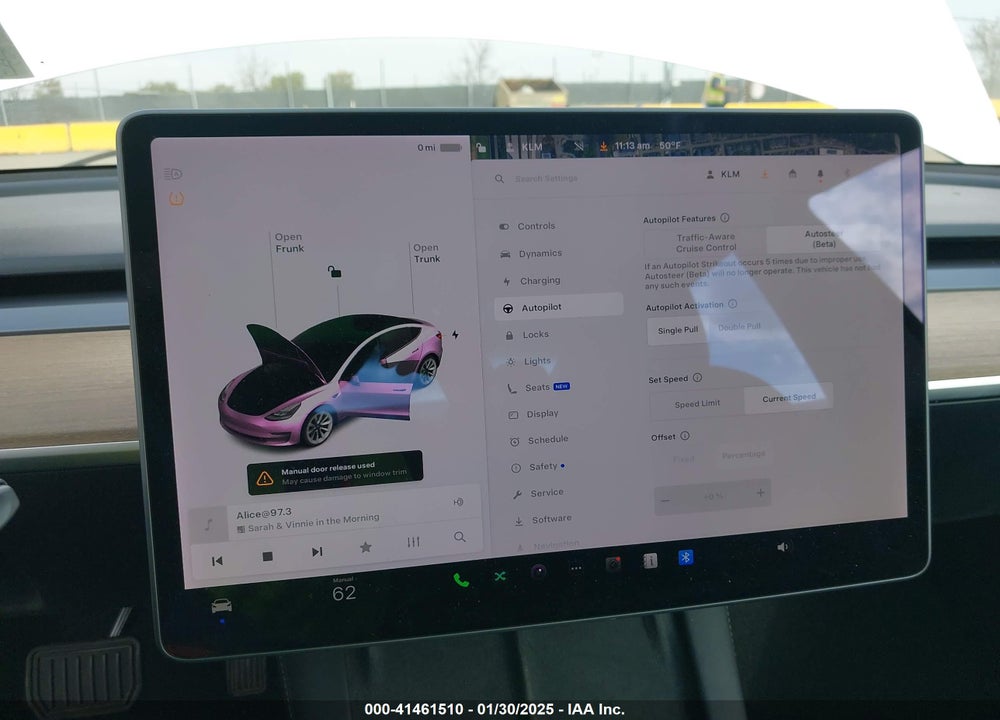 2021 TESLA MODEL 3 VIN: 5YJ3E1EB1MF879160