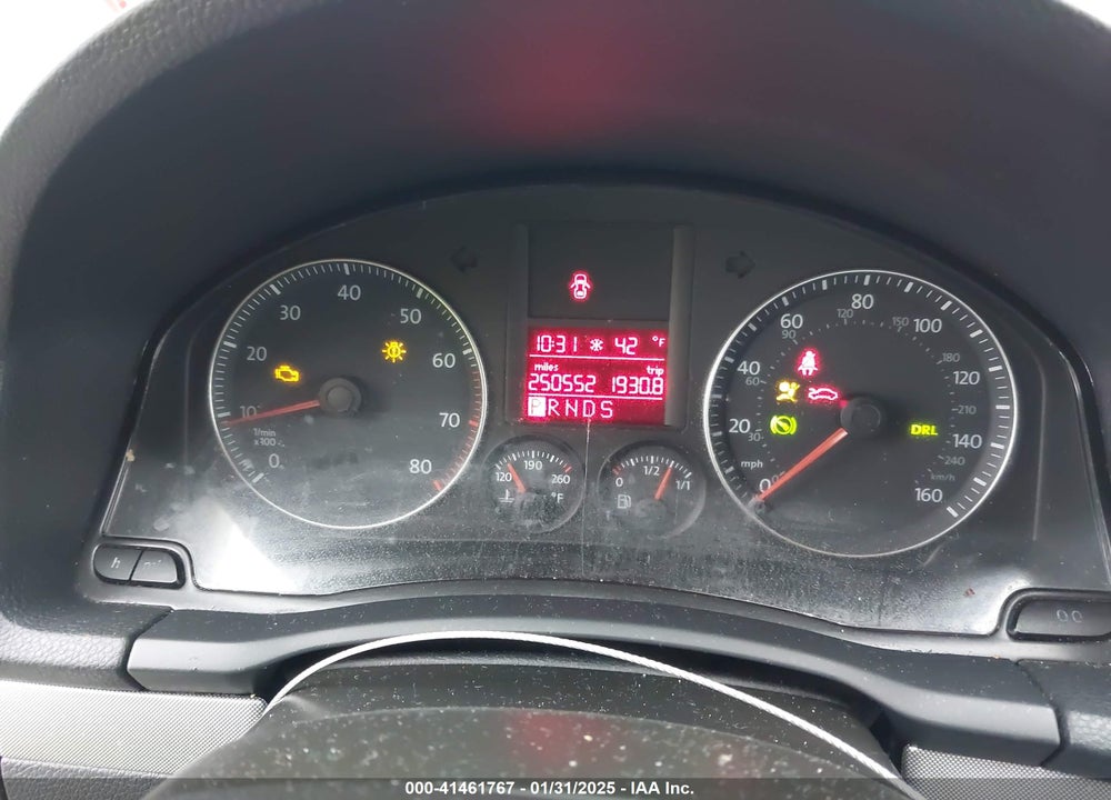 2009 VOLKSWAGEN JETTA S VIN: 3VWJZ71K49M129501