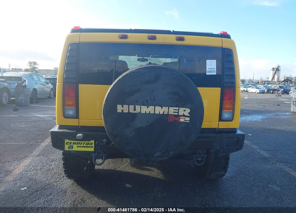 2003 HUMMER H2 VIN: 5GRGN23UX3H119348