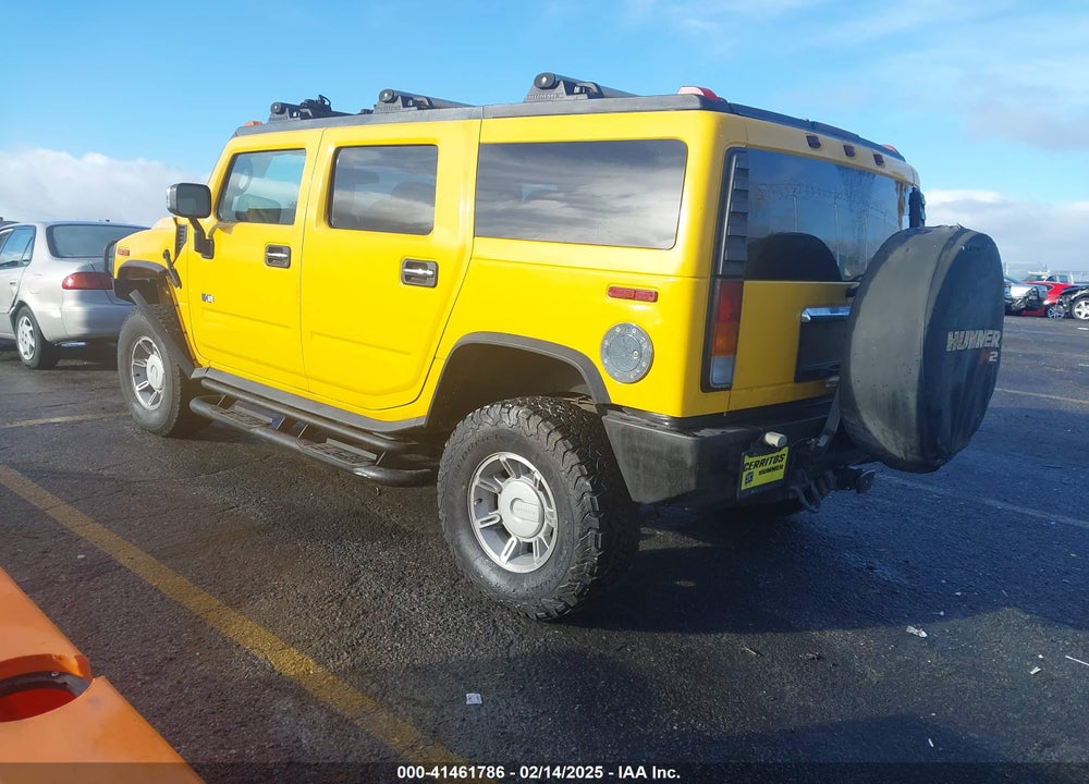 2003 HUMMER H2 VIN: 5GRGN23UX3H119348