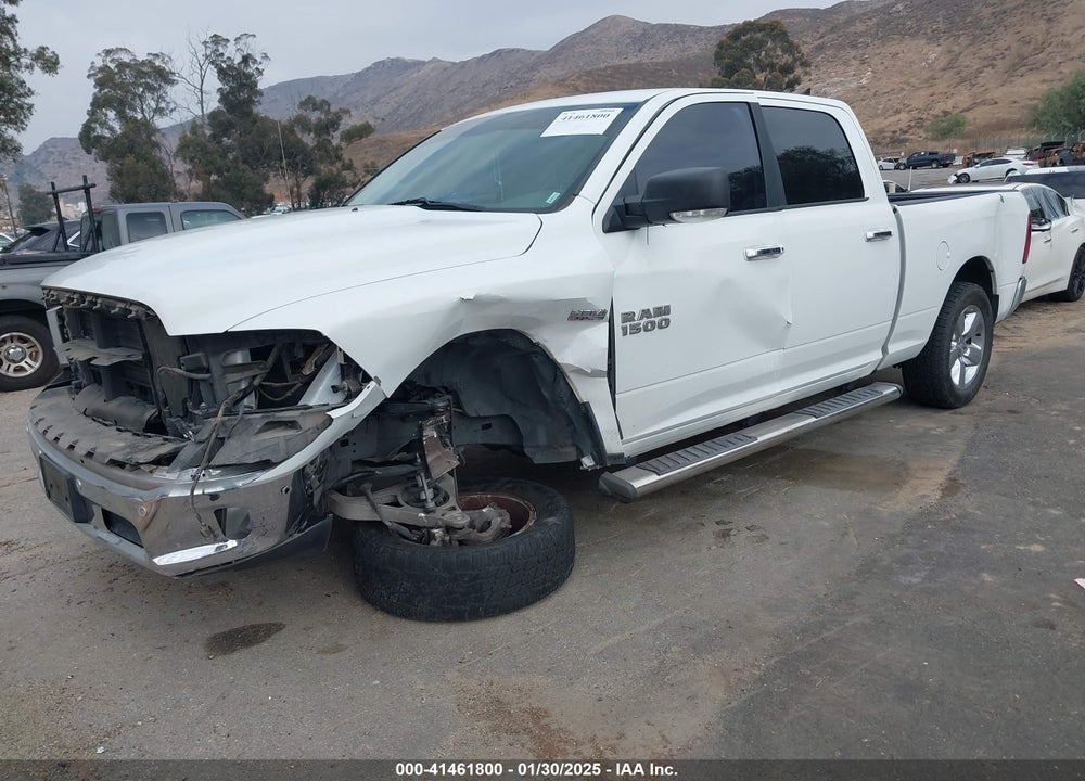 2017 RAM 1500 BIG HORN 4X2 6'4 BOX VIN: 1C6RR6TT7HS747267