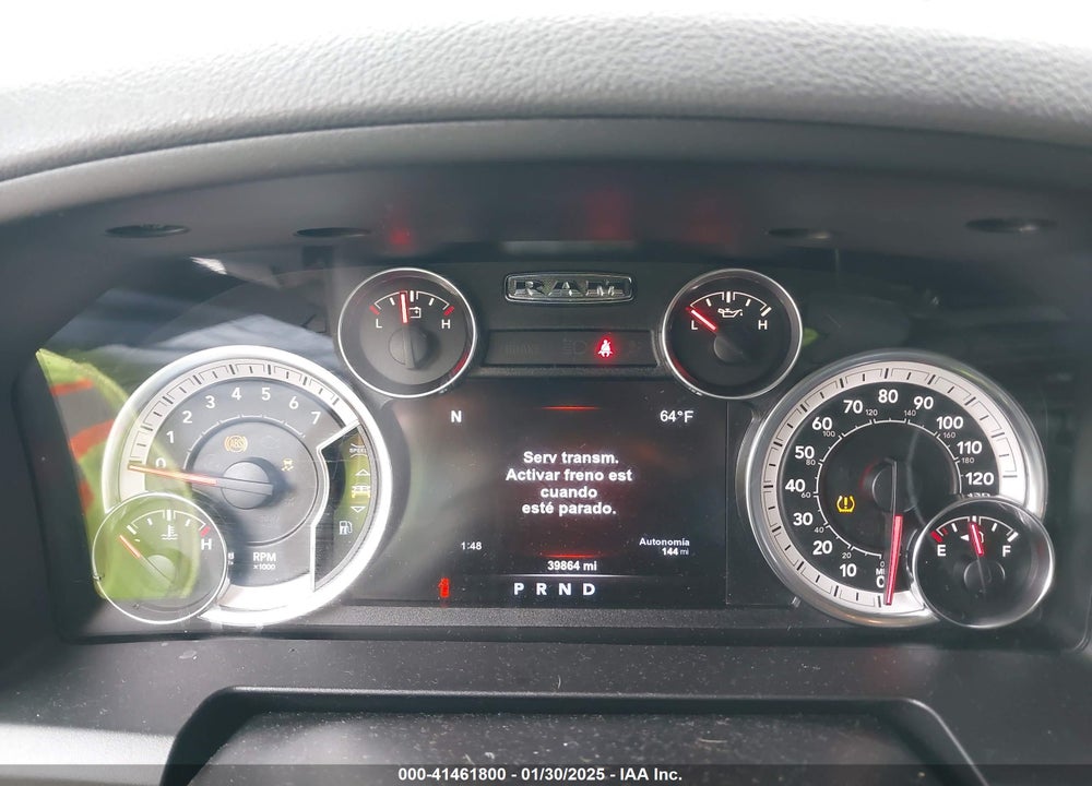2017 RAM 1500 BIG HORN 4X2 6'4 BOX VIN: 1C6RR6TT7HS747267