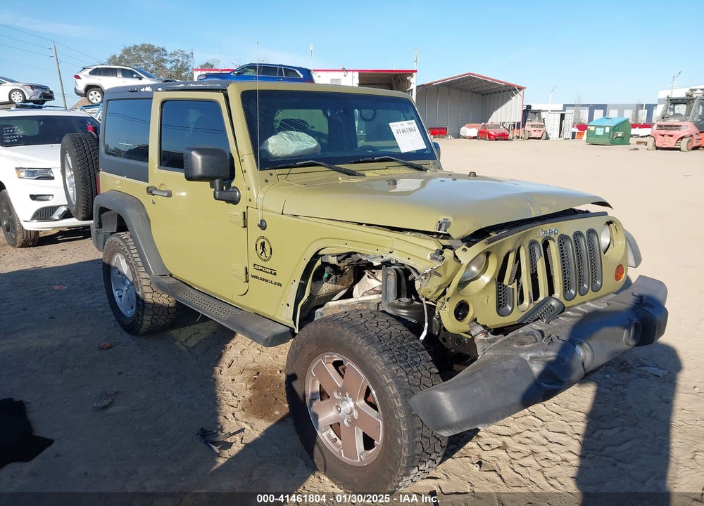 2013 JEEP WRANGLER SPORT VIN: 1C4AJWAG5DL596047