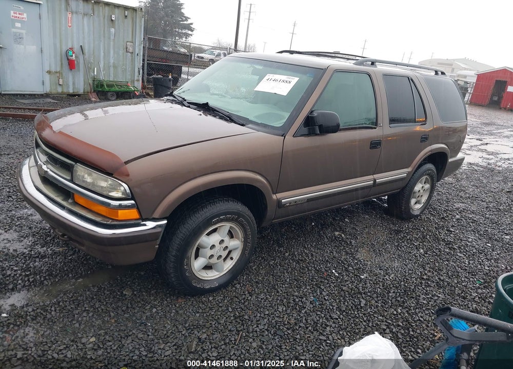 2000 CHEVROLET BLAZER LS VIN: 1GNDT13W1YK162399