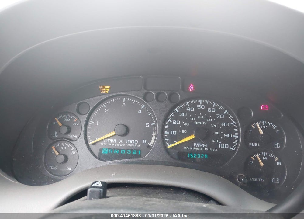 2000 CHEVROLET BLAZER LS VIN: 1GNDT13W1YK162399