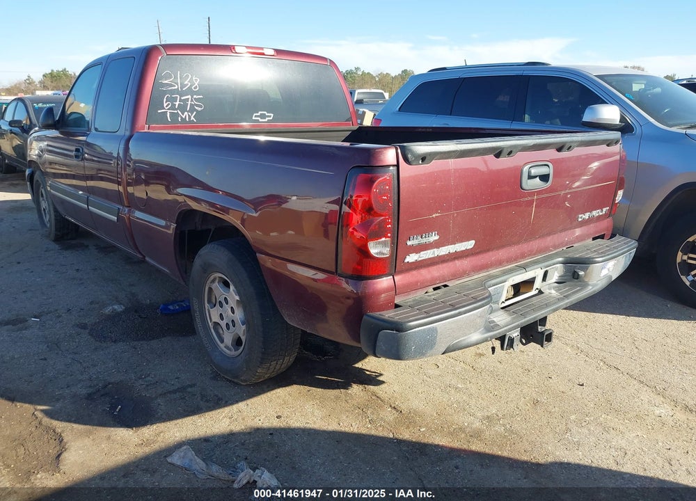 2003 CHEVROLET SILVERADO 1500 LT VIN: 2GCEC19T131386775