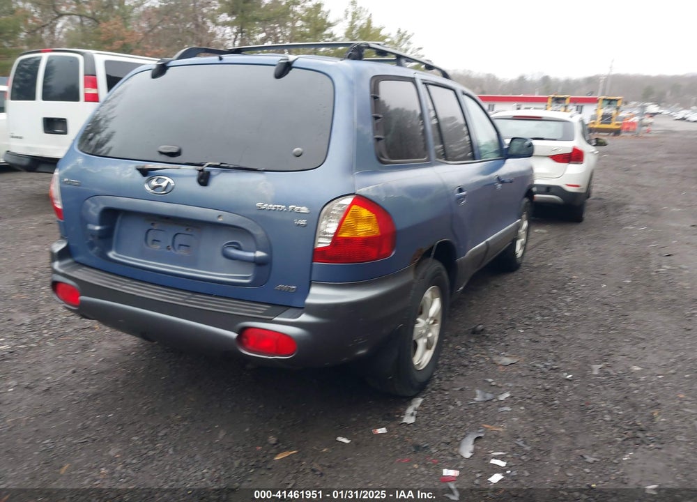 2003 HYUNDAI SANTA FE GLS/LX VIN: KM8SC73D73U374220