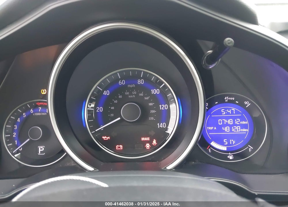 2019 HONDA FIT VIN: 3HGGK5H44KM735756