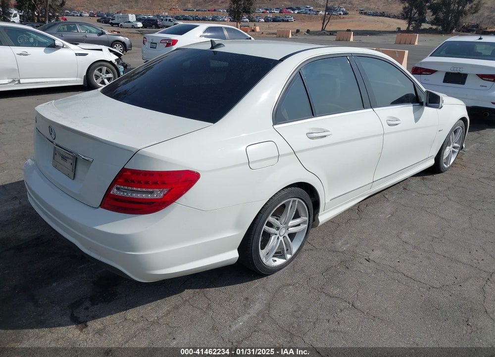 2012 MERCEDES-BENZ C 250 VIN: WDDGF4HB9CR240325