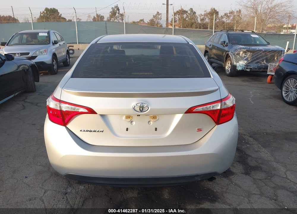 2015 TOYOTA COROLLA VIN: 5YFBURHEXFP343804