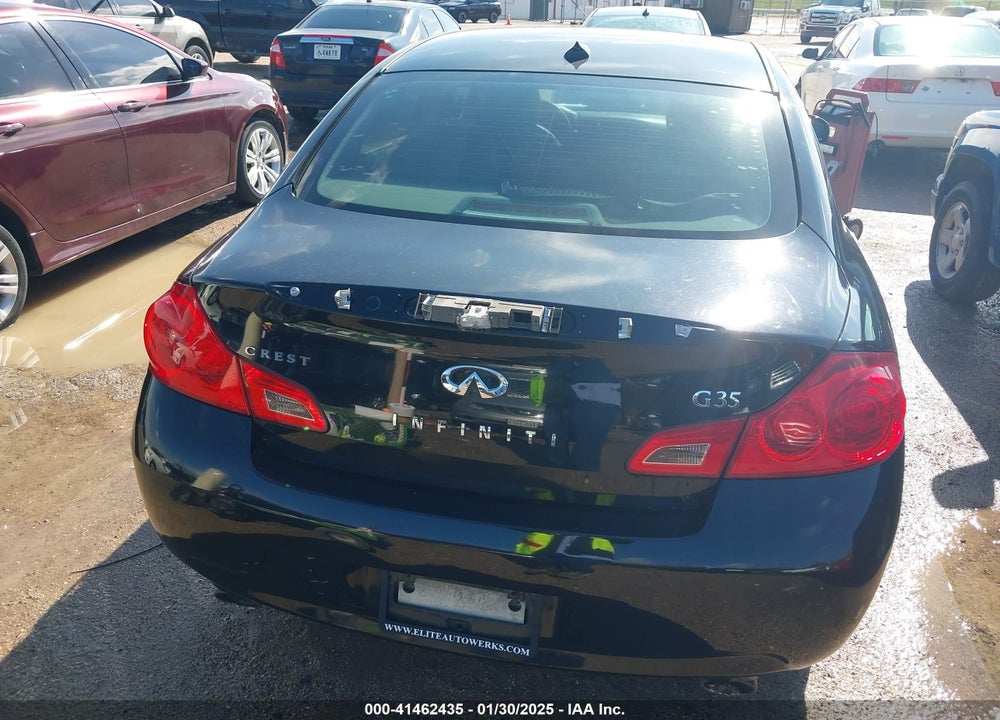 2008 INFINITI G35 JOURNEY VIN: JNKBV61E38M223319