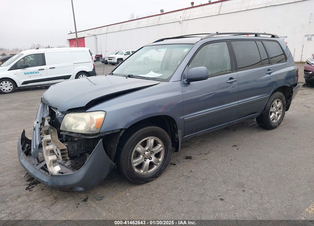 2004 TOYOTA HIGHLANDER V6 W/O 3RD ROW (A5) VIN: JTEGP21A240014433