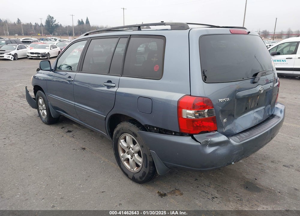 2004 TOYOTA HIGHLANDER V6 W/O 3RD ROW (A5) VIN: JTEGP21A240014433