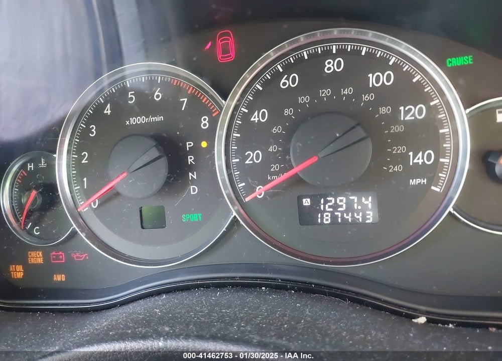 2008 SUBARU OUTBACK 2.5I/2.5I L.L. BEAN EDITION VIN: 4S4BP61C287361485