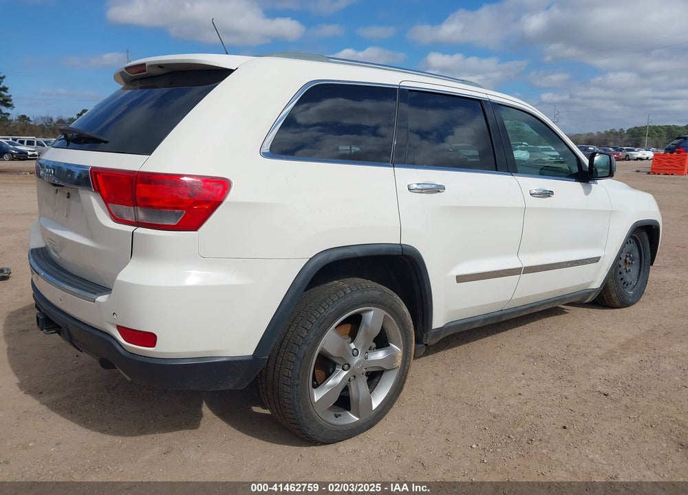 2011 JEEP GRAND CHEROKEE OVERLAND VIN: 1J4RS6GT9BC601388