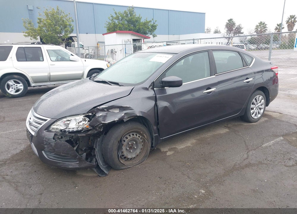 2015 NISSAN SENTRA SV VIN: 3N1AB7AP9FL696844