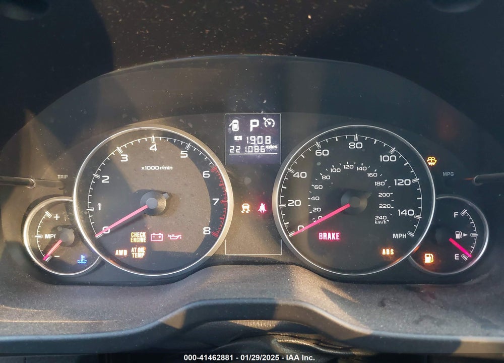 2014 SUBARU OUTBACK 2.5I PREMIUM VIN: 4S4BRBDC6E3234949