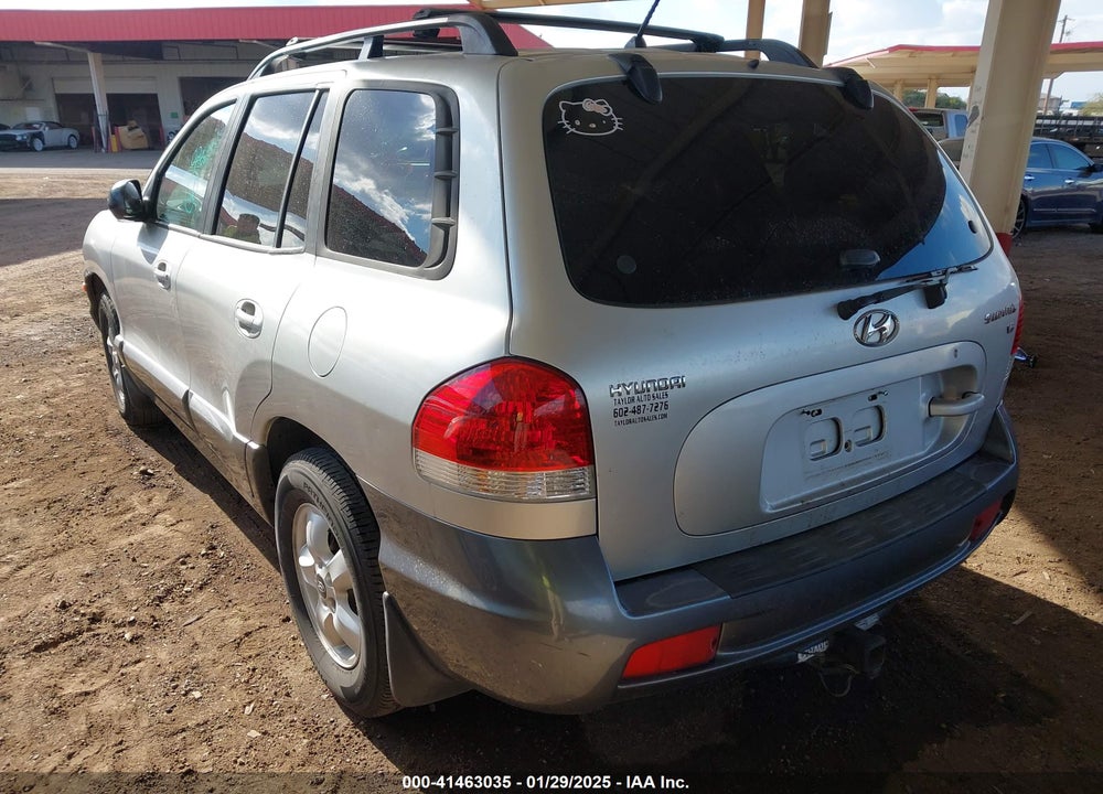 2006 HYUNDAI SANTA FE VIN: KM8SC13D56U108048
