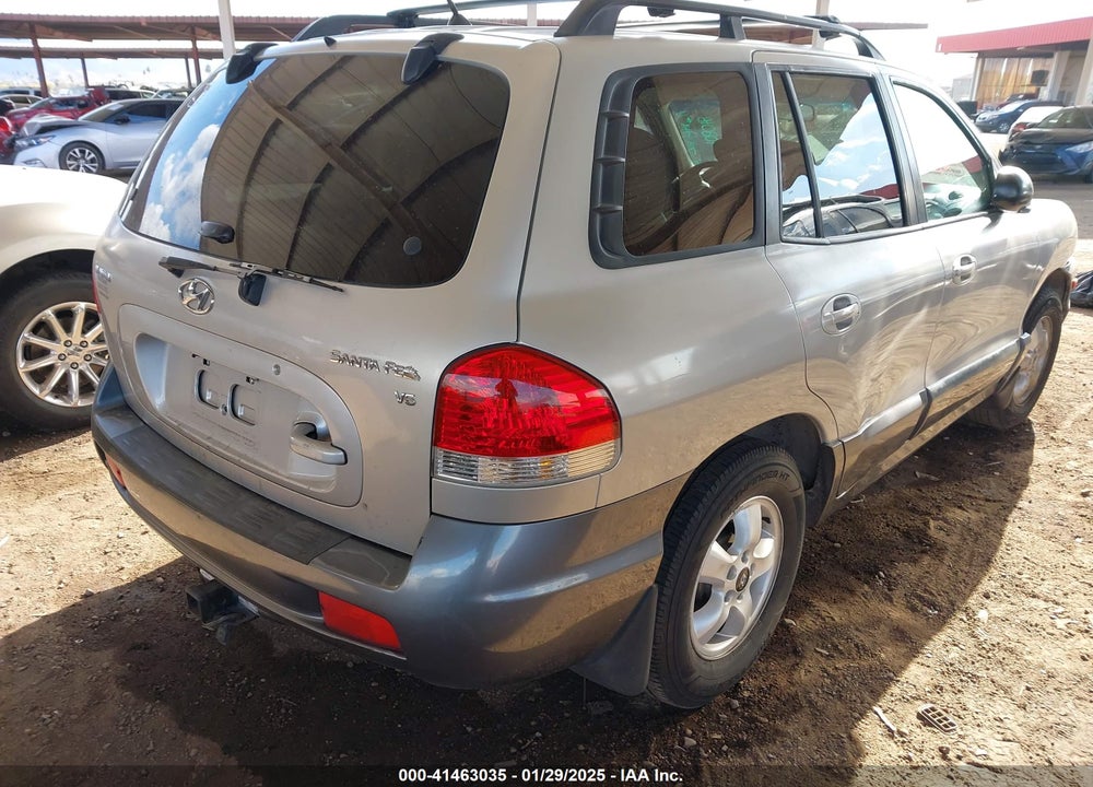 2006 HYUNDAI SANTA FE VIN: KM8SC13D56U108048