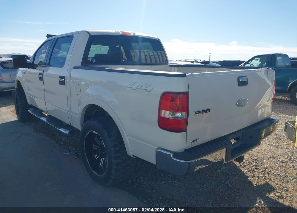 2008 FORD F-150 LARIAT VIN: 1FTPW14V68KB18286