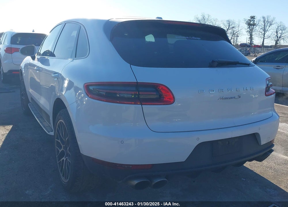 2016 PORSCHE MACAN S VIN: WP1AB2A54GLB48289