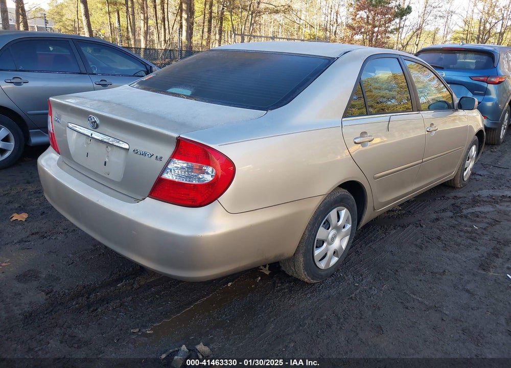 2004 TOYOTA CAMRY LE VIN: 4T1BE32K64U363844