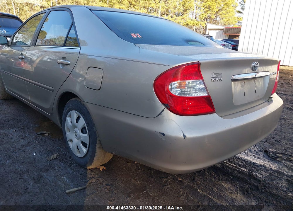 2004 TOYOTA CAMRY LE VIN: 4T1BE32K64U363844