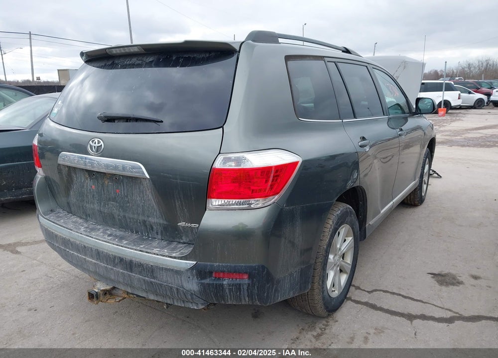 2012 TOYOTA HIGHLANDER VIN: 5TDBK3EH7CS134363