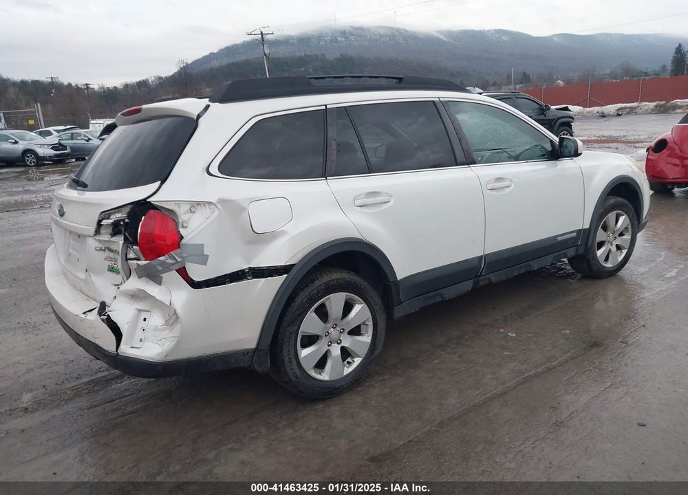 2011 SUBARU OUTBACK 2.5I PREMIUM VIN: 4S4BRBCC4B3441028